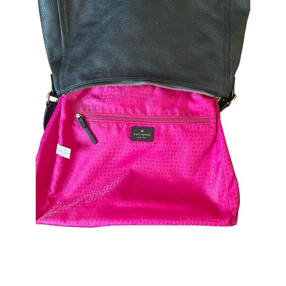 Kate Spade New York Town Road Aurelia Black Pebbled Leather Shoulder Bag READ - Picture 9 of 12